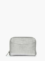 Coin Purse Leather Etincelle Iris�e Etrier Silver etincelle irisee EETI900