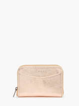 Coin Purse Leather Etincelle Iris�e Etrier Pink etincelle irisee EETI900