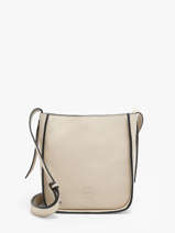 Sac Bandouli�re S Foudre Cuir Etrier Beige foudre EFOD087S