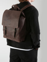 1 Compartment Spider Backpack Etrier Brown spider ESPI8191-vue-porte