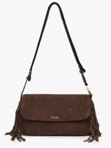 Shoulder Bag Country Leather Etrier Brown country ECOU145M