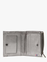 Coin Purse Leather Etincelle Iris�e Etrier Silver etincelle irisee EETI810-vue-porte