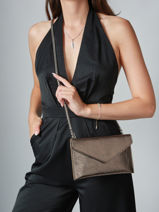 Medium Leather Paddock Clutch Bag Etrier Brown paddock TLOS1670-vue-porte