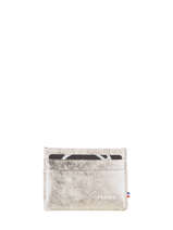 Card Holder Leather Etincelle Iris�e Etrier Gold etincelle irisee EETI011