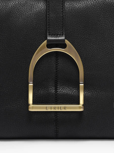 Sac Porté épaule Etalon Cuir Etrier Noir etalon EETA197M vue secondaire 5